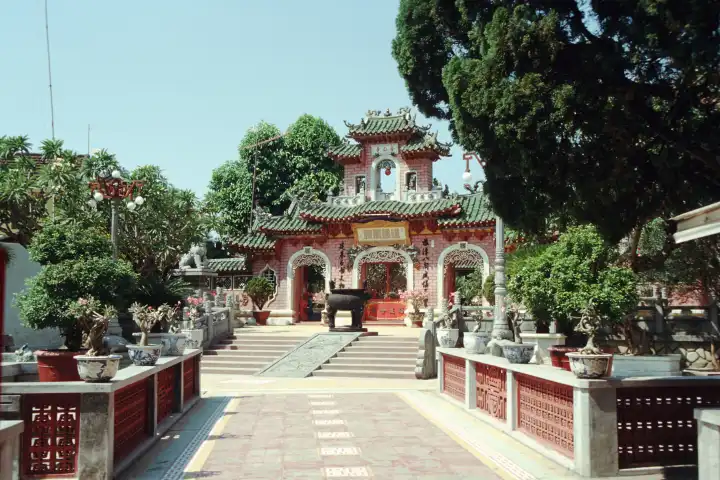 Chinese temple in Hoi An Vietnam