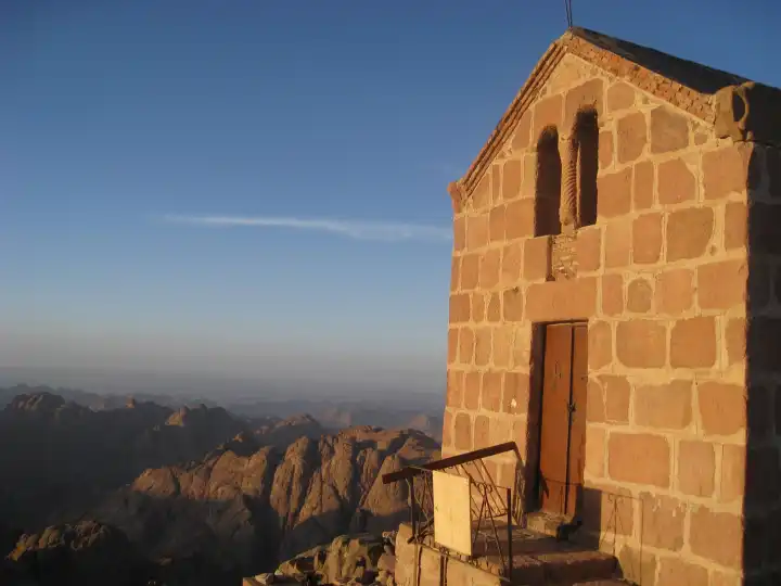 Chapel on the moses mountain in Sinai, Egypt