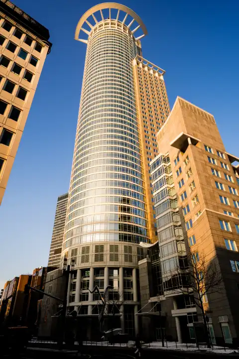The Westend Tower, headquarter of DZ Bank, in Frankfurt/Main