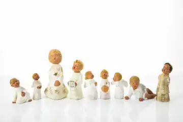 Christmas angel figures, cutouts