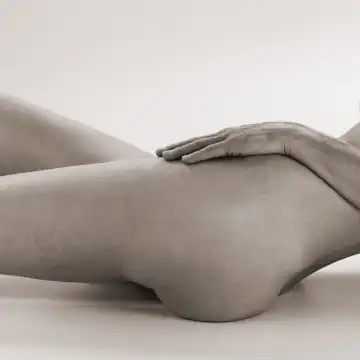 Hand on naked hip