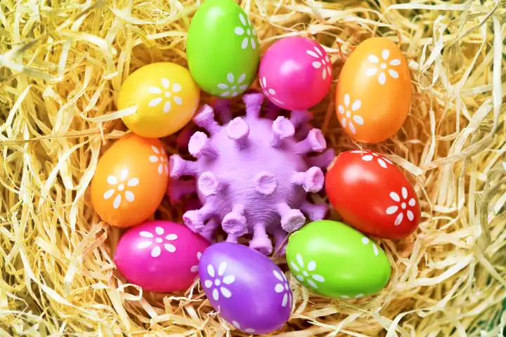 Easter eggs and coronavirus