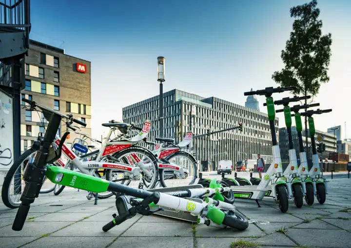 Electric scooter in Frankfurt am Main