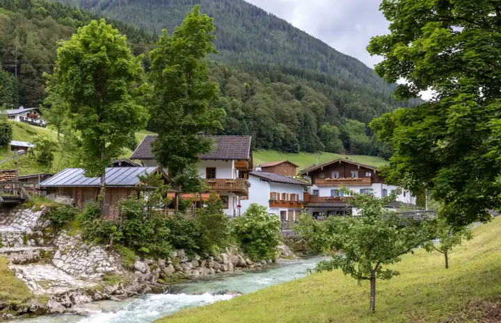 Landschaft im Berchtesgadener Land, Bayern