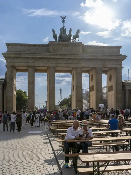 Event at the Brandenburg Gate, Berlin, Germany