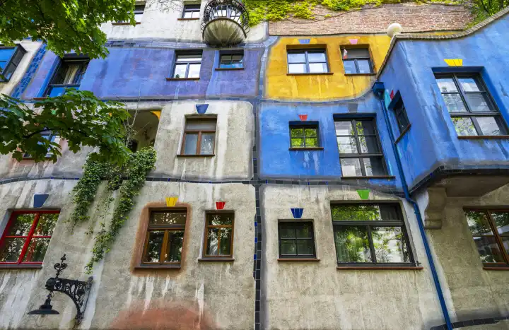 Hundertwasser Haus, Wien, Österreich