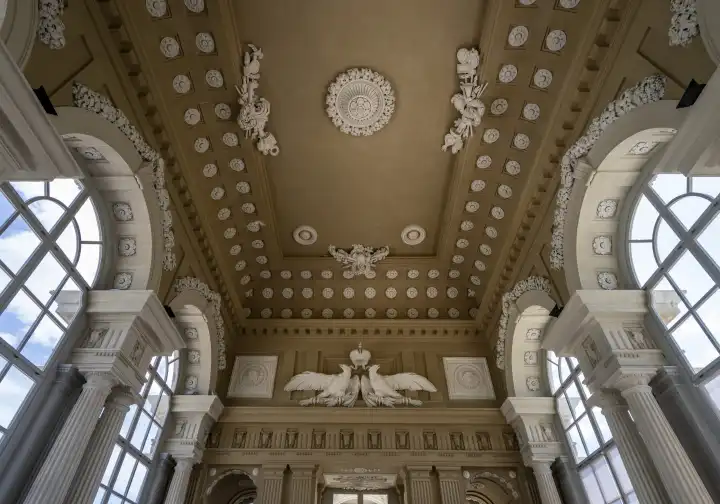 Deckenornamente, Gloriette, Schlosspark Schönbrunn, Wien, Österreich