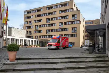 Emergency vehicles of the Berlin Fire Brigade, Berlin, Germany