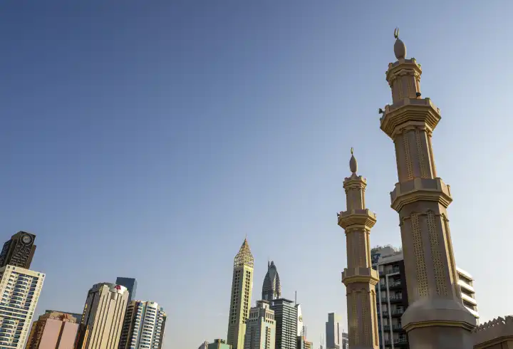 Dubai, Downtown skyscraper, United Arab Emirates, Middle East, Asia