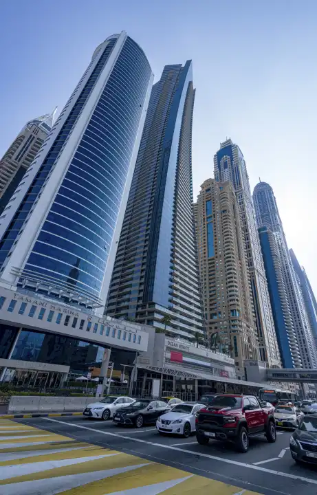 Dubai, Wolkenkratzer Downtown ,  Vereinigte Arabische Emirate, Naher Osten, Asien