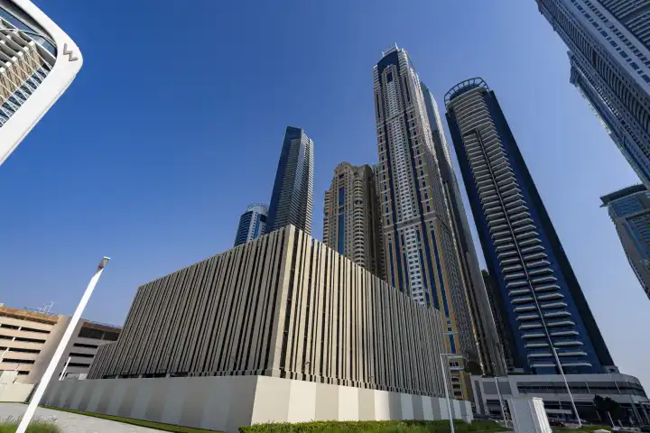 Dubai, Downtown skyscraper, United Arab Emirates, Middle East, Asia