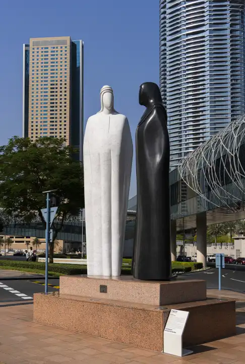 Statues Together by Lufti Romhein, Duba, United Arab Emirates, Asia