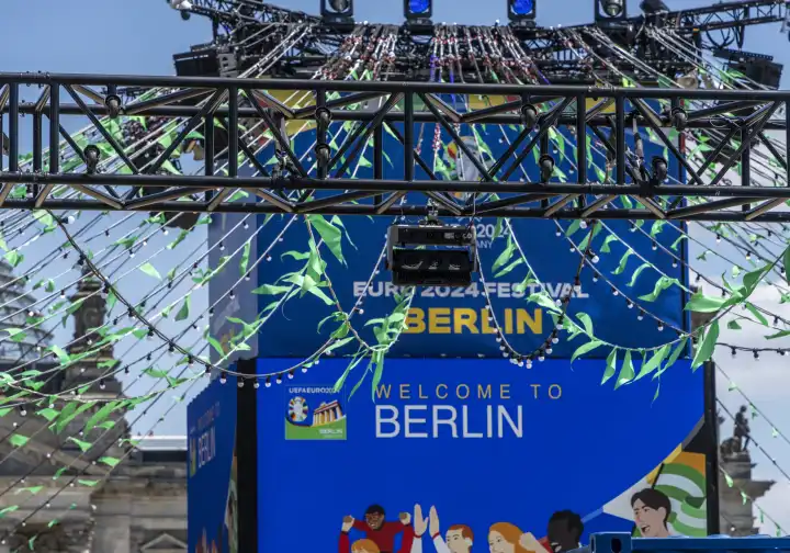 European Football Championship 2024, Fan Mile around the Brandenburg Gate, Berlin, Germany
