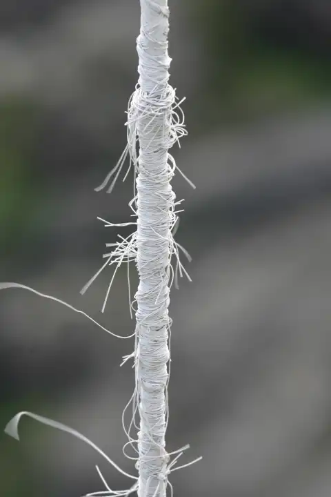 Bungee Seil nach mehreren Sprüngen