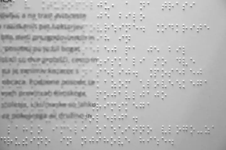 Braille label