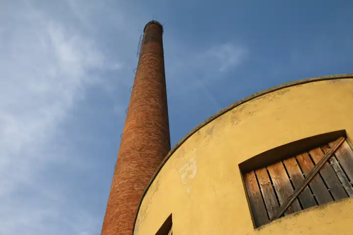 Ruin of an industrial plant