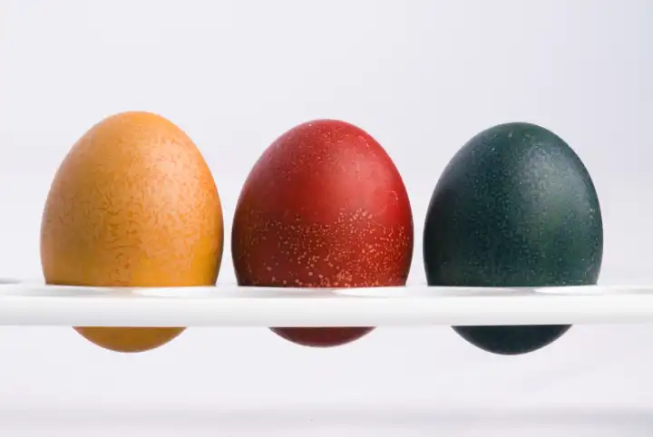 Coloured Easter Eggs