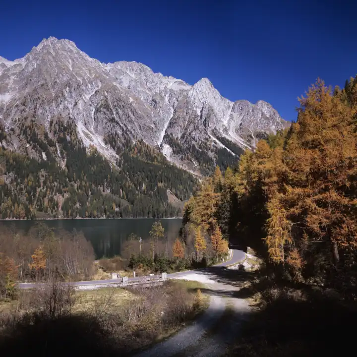 Staller Lake, Group of Rieserferner, South Tirol, Italy