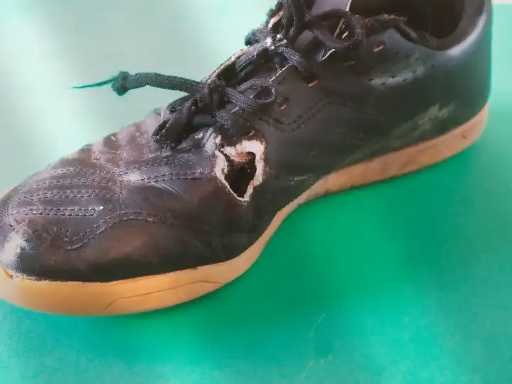 Worn shoe