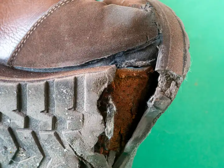 Worn shoe
