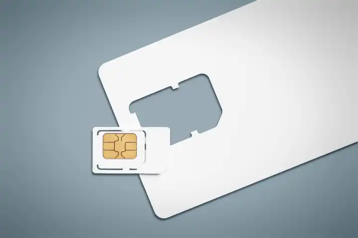 An image of a typical sim card