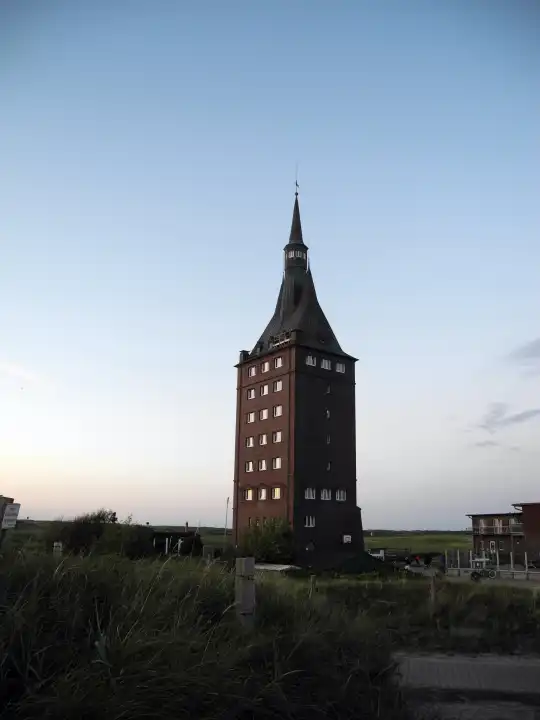 Westturm auf Wangerooge, Nordseeinsel, Ostfriesland, Niedersachsen, Deutschland