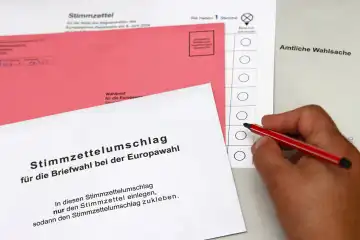 Briefwahlunterlagen zur Europawahl