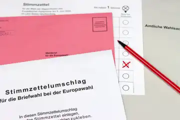 Postal voting documents for the European elections
