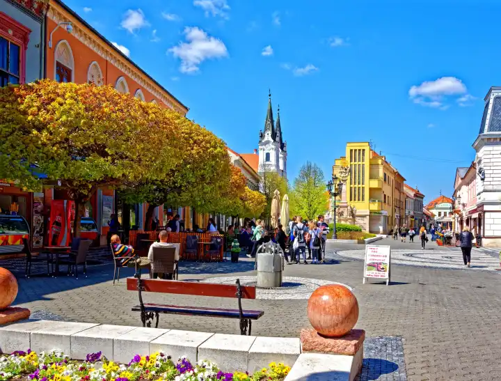 Klapka square in Komarno Slovakia