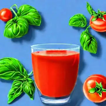 Tomato juice, generated with AI