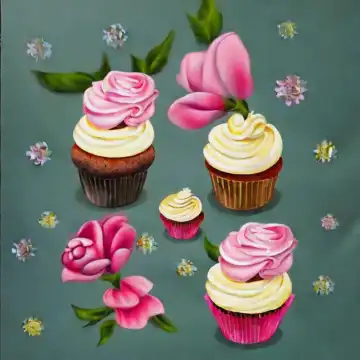 Cupcake, generated with AI