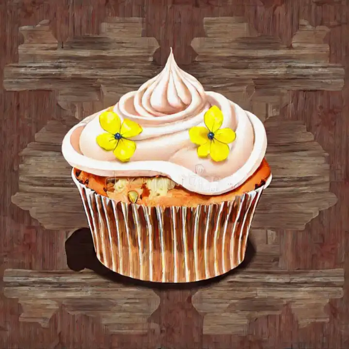 Cupcake, generiert mit KI