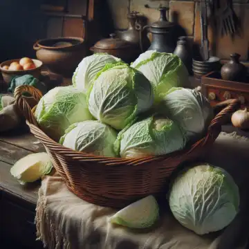 Cabbages, generated with AI