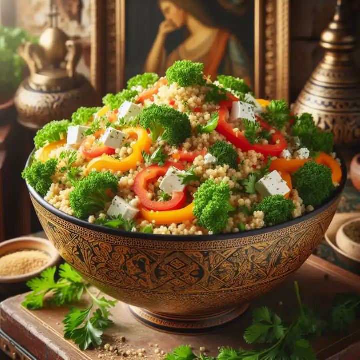 Couscous salad, generated with AI