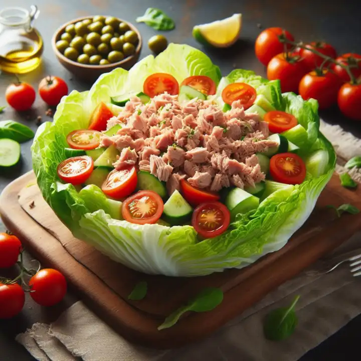 Tuna salad, generated with AI