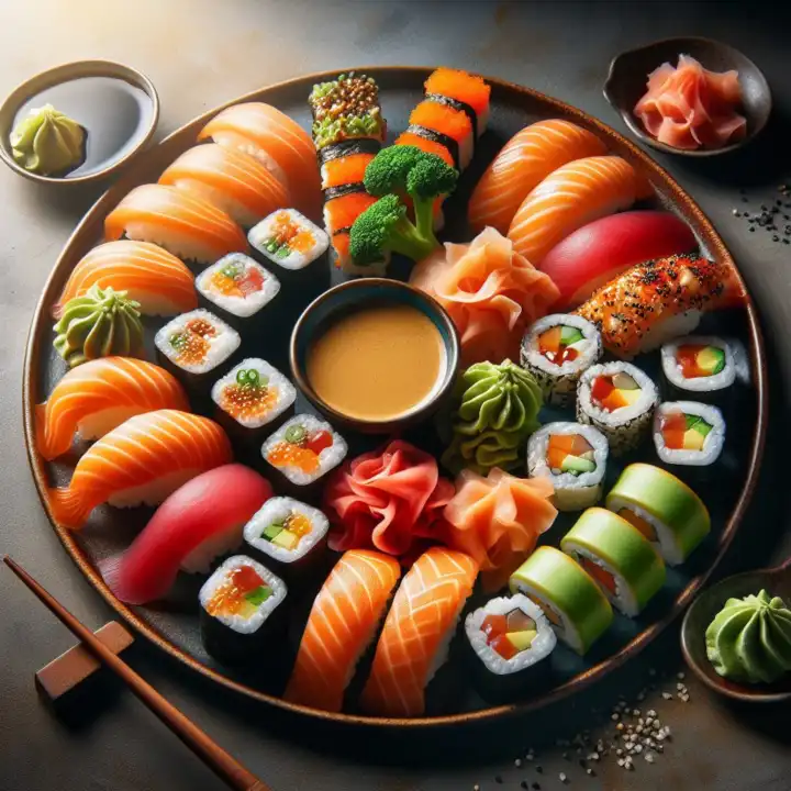 Sushi, generated with AI