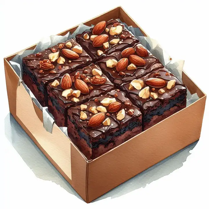 Brownies, generiert mit KI