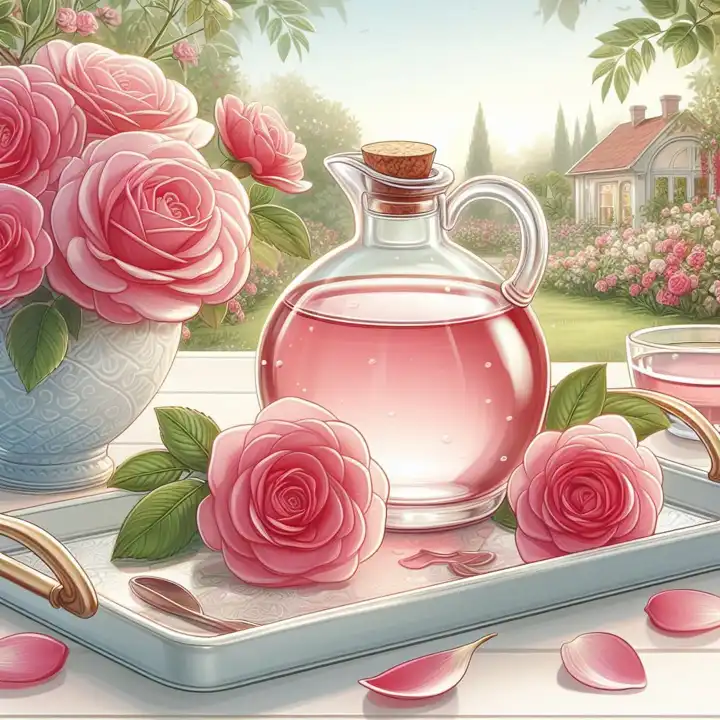 Rose water, generated with AI