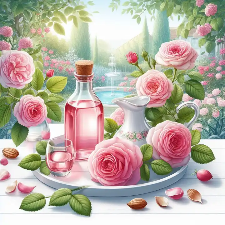 Rose water, generated with AI