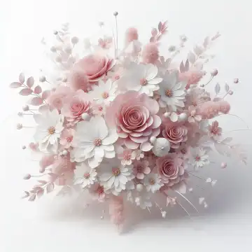 Bouquet of flowers, generated with AI