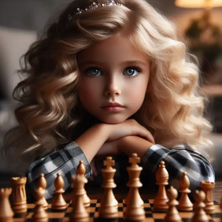 Schach spielen, generiert mit KI