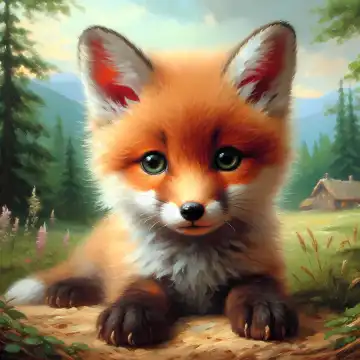 Fox, generated with AI