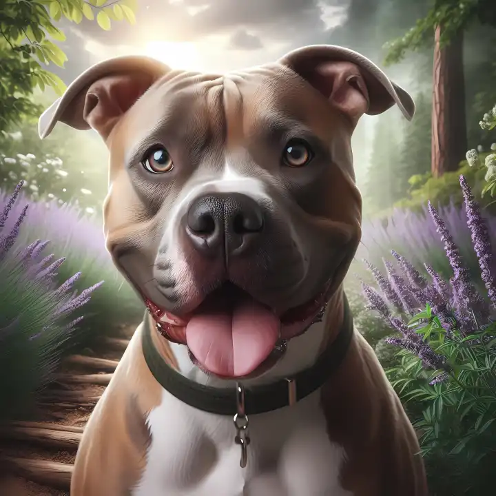 American Pit Bull Terrier, generated with AI