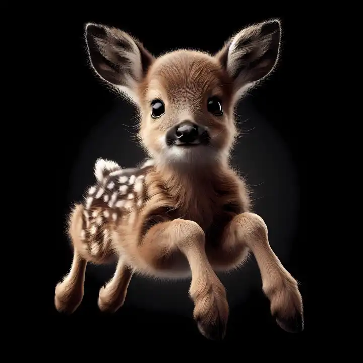 Fawn, generated with AI