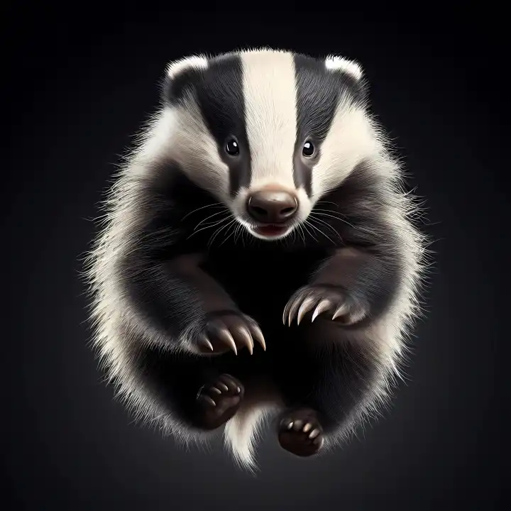 Badger, generated with AI