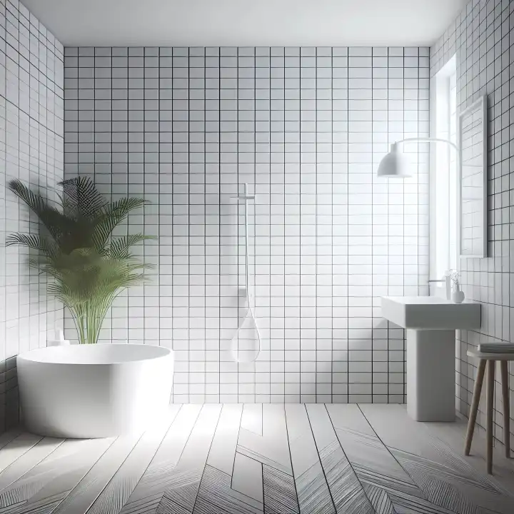 Background, Wallpaper, Bathroom, generated with AI