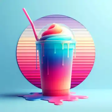 Background, Wallpaper: Slush Ice Drink, generated with AI