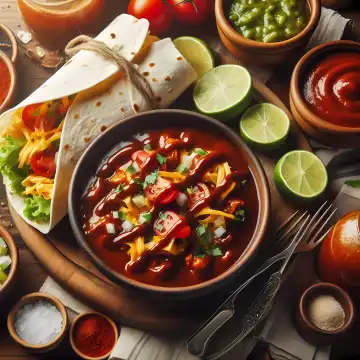 Mexican food, generated with AI