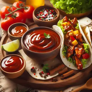 Mexikanisches Essen, generiert mit KI
