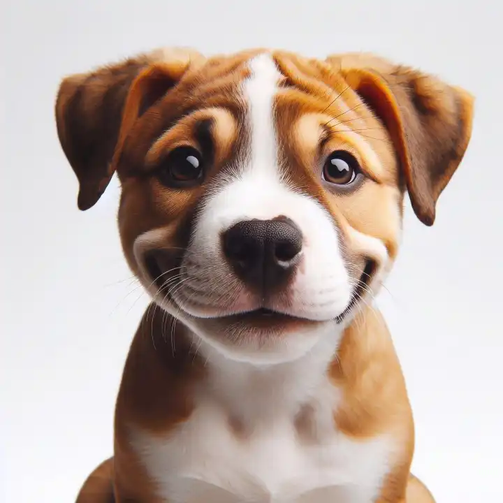 Pitbull puppy, generated with AI